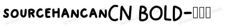 sourcehancanCN BOLD字体转换